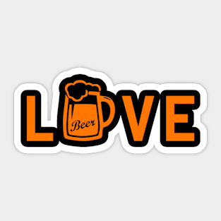 Beer love Sticker